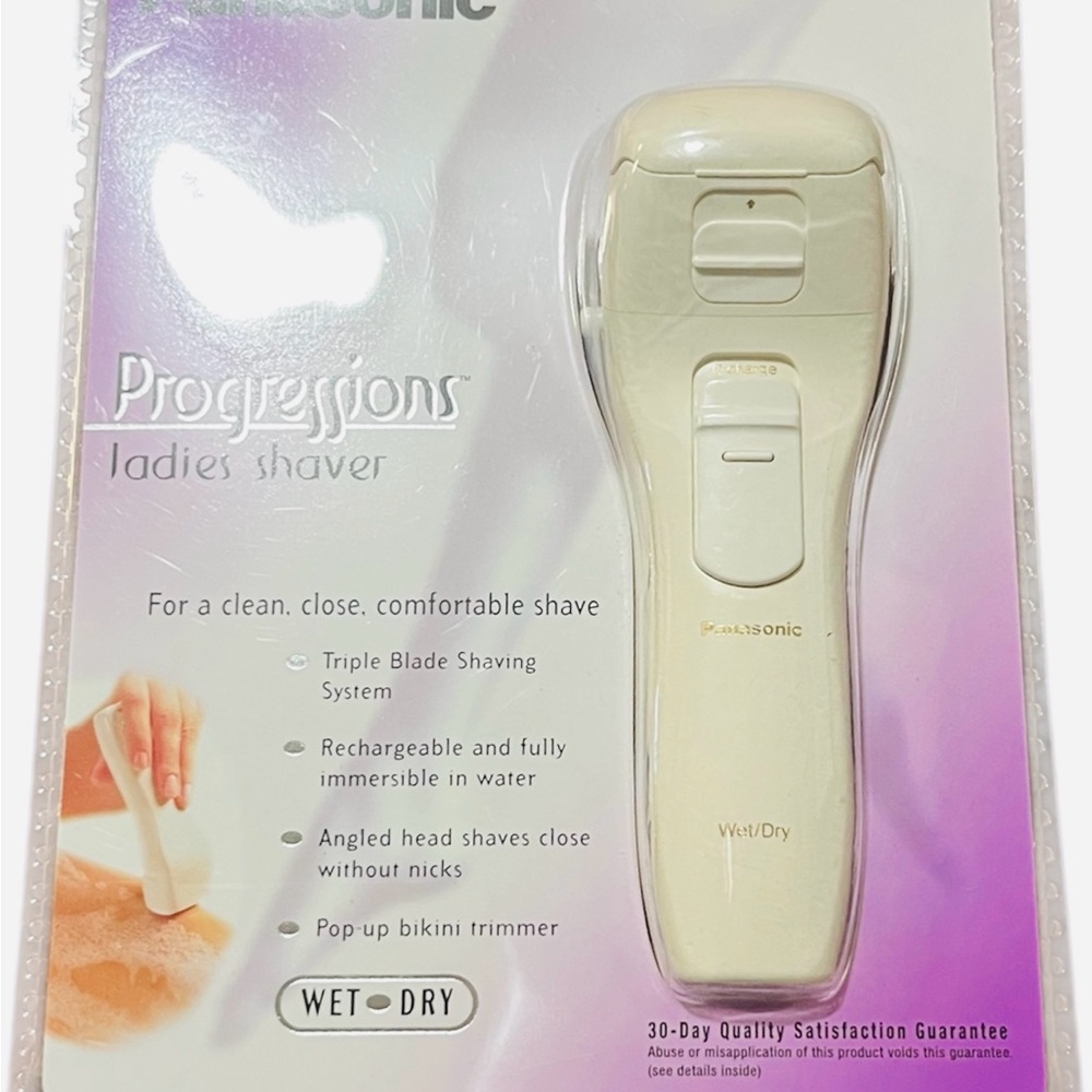 Panasonic Progressions ES205 Ladies Shaver Wet Dry Triple Blade New Sealed VTG